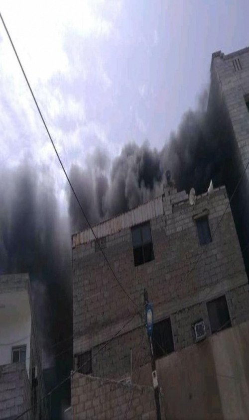   الكهرباء تحرق مستشفى الدرة بدار سعد 