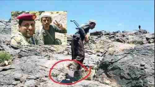   جندي يمني ظهر يخوض معركة قانية ببسالة حافي القدمين وهذا ما حدث له! ..صورة