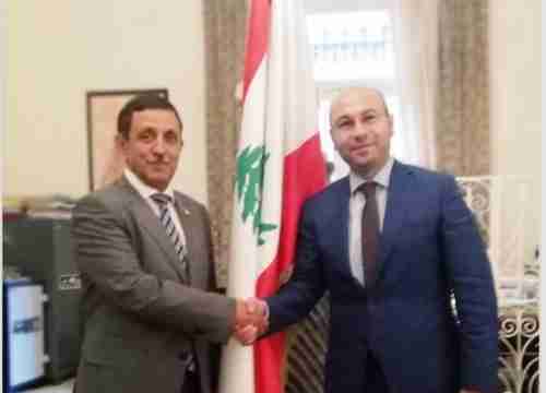 الدعيس يبحث مع الخارجية اللبنانية إعادة النظر في إجراءات دخول اليمنيين