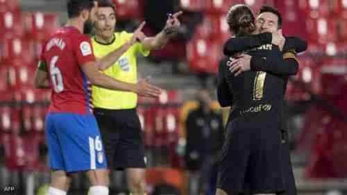 فوز ساحق لبرشلونة.. وتألق كبير لميسي وغريزمان