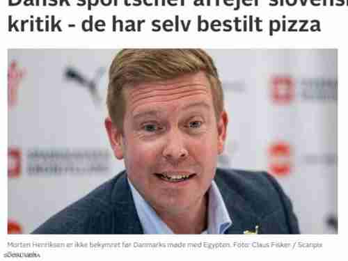 "إنها البيتزا": الدنمارك تعلق على أزمة منتخب سلوفينيا في مصر