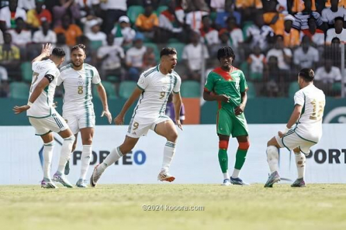 بالصور.. هدف متأخر يبقى على آمال الجزائر بأمم أفريقيا