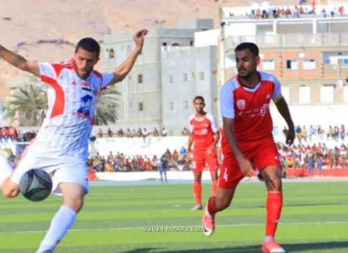 تعادل شعب حضرموت وأهلي صنعاء بذهاب المربع الذهبي