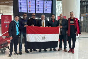 بعثة منتخب مصر للدارتس  تصل إلى البحرين للمشاركة في كأس العرب 