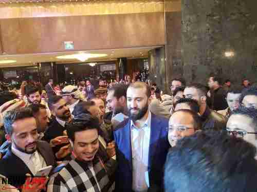 شاهد الظهور الرسمي الاول لنجل عفاش بعد اطلاق سراحه من المعتقل في صنعاء 