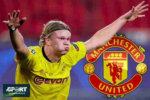 بوروسيا دورتموند يبلغ مانشستر يونايتد بسعر بيع هالاند النهائي