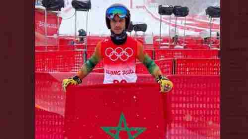 ممثل المغرب الوحيد في الأولمبياد الشتوي يفشل في استكمال الجولة الأولى من سباق التزلج "الألبي"