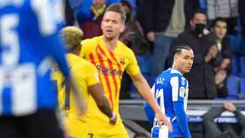 شاهد.. هدف قاتل ينقذ برشلونة من الخسارة أمام إسبانيول في ديربي كتالونيا