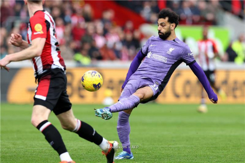 بالصور: صلاح يبصم على اكتساح ليفربول لبرينتفورد