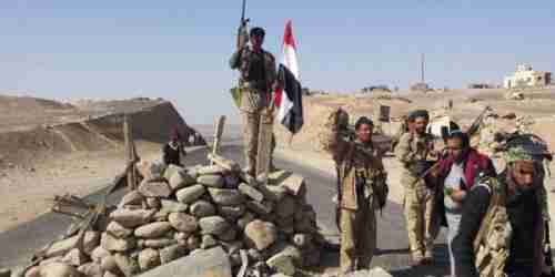 القوات الحكومية في تخوم مركز مديرية كتاف بصعدة