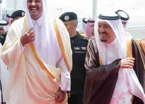 حدث تاريخي يضم ‘‘الملك سلمان’’ وأمير قطر .. وهذا هو السبب..!