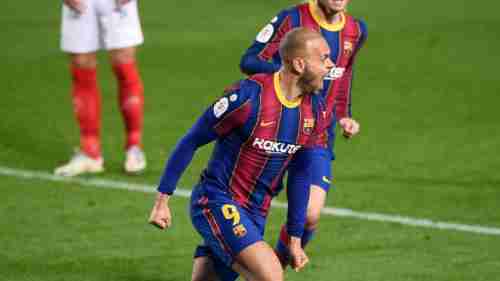 برايثويت يترك بصمته في تاريخ برشلونة