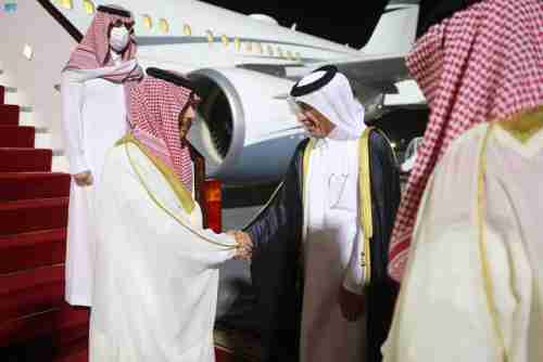فرحان يصل الدوحة في زيارة مفاجئة لقطر 