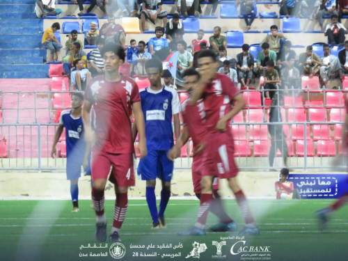 توقف مباراة اهلي عدن والجلاء قبل نهايتها بـ4 دقائق في مريسي 28