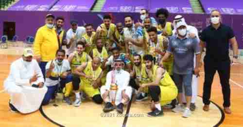النصر السعودي بطلًا لدوري السلة لأول مرة في تاريخه