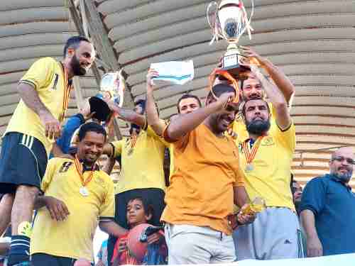 مهرجان بديع في نهائي الخماسي بعدن وفوز جدير للسراري بكاس البطولة على حساب النفط
