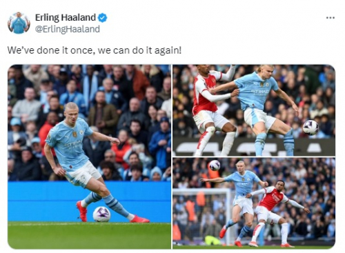 صورة: هالاند يتحدى حلم ليفربول وآرسنال