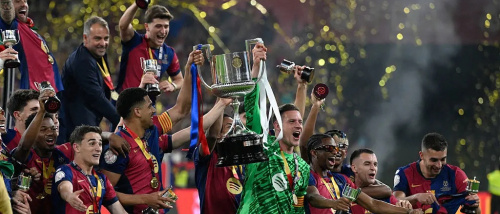 برشلونة يفوز على ريال مدريد ويتوج بكأس الملك الاسباني 