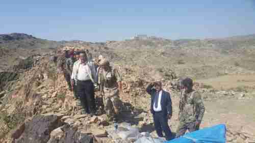 الجمعية الوطنية الجنوبية تزور مواقع الشرف والبطولة في  جبهات القتال بيافع 