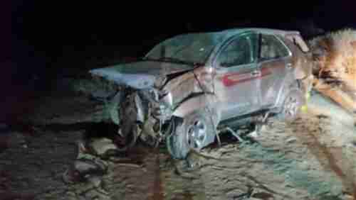 حادث مروري مروع يودي بحياة 3 مواطنين في وادي حضرموت