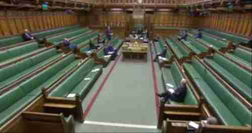 البرلمان البريطاني يناقش الاوضاع اليمنية بمقاعد فارغة .. صورة 