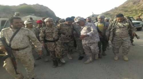 قيادات عسكرية جنوبية تتفقد تموضع القوات بطور الراحة 
