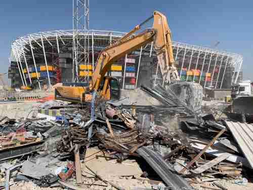 تقرير جديد يكشف عن تدوير 79% من مخلفات تشييد استادات كأس العالم قطر 2022