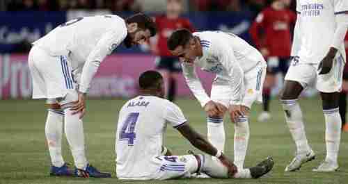 شكوك حول لحاق نجم ريال مدريد بمباراة مانشستر سيتي
