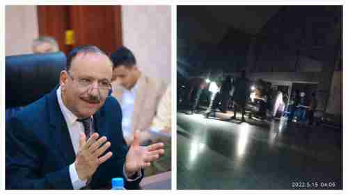 وزير النقل يتدخل في قضية كهرباء مطار عدن 