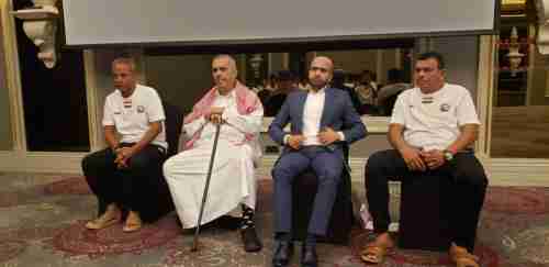 شيباني يزور  لاعبي منتخب الناشئين ويسلم اكرامية رئيس الاتحاد لجميع أعضاء البعثة