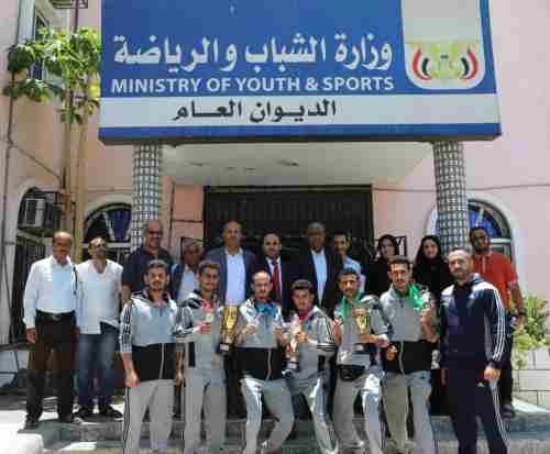 نائب وزير الشباب والرياضة يكرّم منتخب الكونغ فو الفائز بالمركز الثالث عربيًا