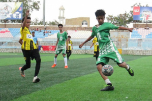 الصقر يهزم الرشيد في بطولة البراعم لأندية تعز
