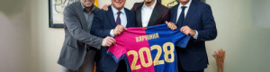 بعد الثلاثية.. برشلونة يمدد عقد رافينيا