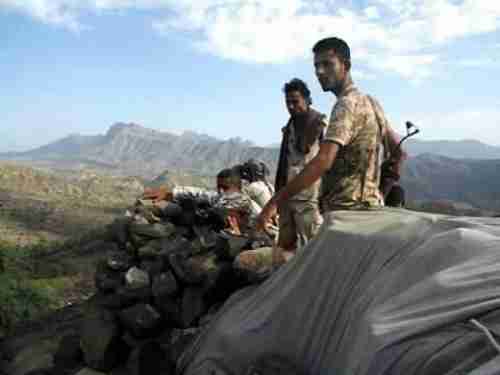 عاجل ..   قوات اللواء الخامس دعم واسناد تصد هجوم للميليشيات الحوثيه في جبهه حماله شمالِ شرقي كرش