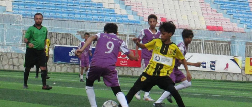 الصقر يعتلي صدارة دوري البراعم بالعلامة الكاملة