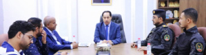 البكري يبحث مع مدير عام مكافحة المخدرات إقامة فعاليات رياضية وتوعوية