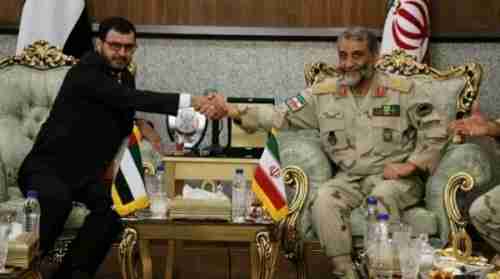 وفد عسكري إماراتي  رفيع في طهران يفتح صفحة جديدة في العلاقات مع ايران