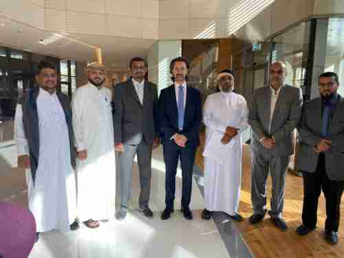 وفد تهامة الرفيع يلتقي نائب السفير البريطاني لدى اليمن