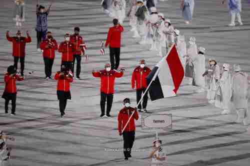 5 رياضيين يمثلون اليمن في افتتاح طوكيو