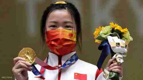 الصينية يانغ تفوز بأول ذهبية في أولمبياد طوكيو في الرماية
