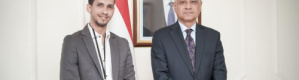 وفد من مؤسسه بصمة حياة للأعمال الإنسانية يقوم بزيارة سفير الجمهورية اليمنيه لدى الأردن