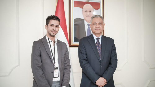 وفد من مؤسسه بصمة حياة للأعمال الإنسانية يقوم بزيارة سفير الجمهورية اليمنيه لدى الأردن