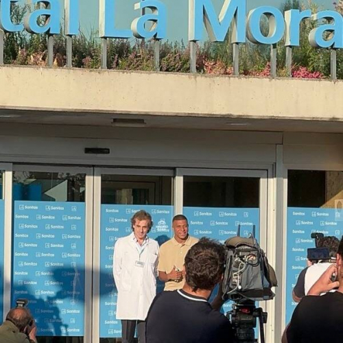 صورة: مبابي يخضع للكشف الطبي في ريال مدريد