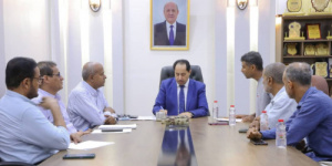 البكري يلتقي مدير مكتب الوزارة بالضالع ويناقش معه قضايا الشباب والرياضيين