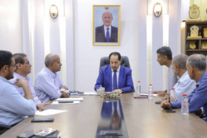 البكري يلتقي مدير مكتب الوزارة بالضالع ويناقش معه قضايا الشباب والرياضيين