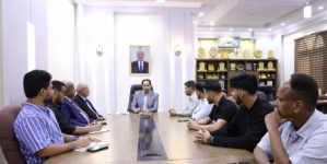 وزير الشباب والرياضة يبدي استعداده لدعم مشاركة وحدة عدن في الدنمارك وإسبانيا