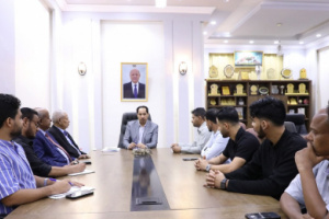 وزير الشباب والرياضة يبدي استعداده لدعم مشاركة وحدة عدن في الدنمارك وإسبانيا