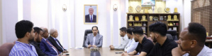 وزير الشباب والرياضة يبدي استعداده لدعم مشاركة وحدة عدن في الدنمارك وإسبانيا