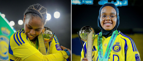 فريق «سيدات النصر»السعودي يودّع دلال وتهاني