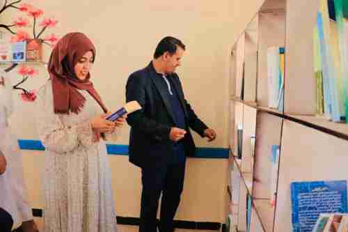 قطاع المرأة بوزارة الشباب والرياضة يواصل أنشطته بإفتتاح مكتبة ثقافية في #مأرب